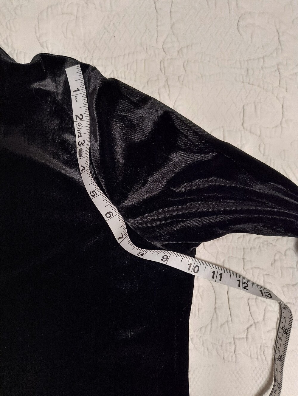 Stretch velveteen top - Picture 7 of 7